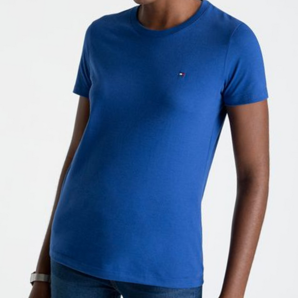 T-Shirt Tommy Hilfiger com gola C - Etiqueta CE