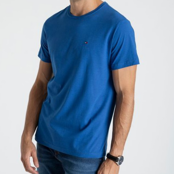 Camiseta Tommy Hilfiger Básica Azul - Etiqueta CE