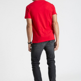 Camiseta Tommy Hilfiger Básica Vermelha - Etiqueta CE
