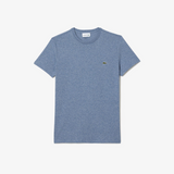 Camiseta Lacoste Algodão Pima Azul Mescla (1GF) - Etiqueta CE