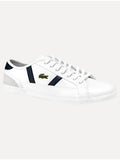 Tênis Lacoste Masculino Couro Sideline Wht/Nvy Branco (cod 93046)