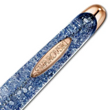 Caneta Swarovski Crystalline Gold Clip Azul - Etiqueta CE