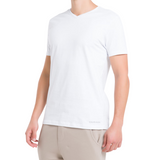 Calvin Klein Pack 2 Camisetas Masculinas Black & White Gola V - Etiqueta CE