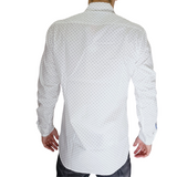 Camisa Lacoste Masculina Slim Fit Popline Estampada (AEQ) - Etiqueta CE