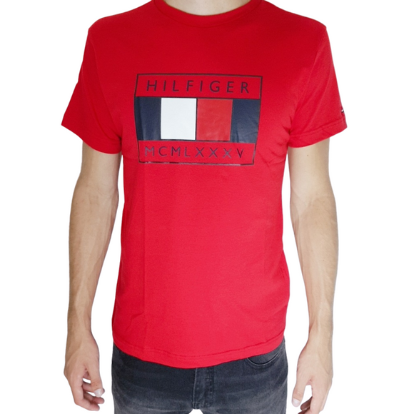 Camiseta Tommy Hilfiger Vermelha MCML - Etiqueta CE
