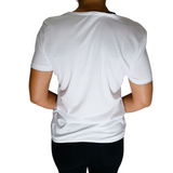 T-Shirt Lacoste Feminina Básica Em Algodão Pima White - Etiqueta CE