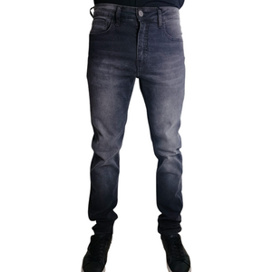 Calça Jeans Calvin Klein Slim Preta Estonada - Etiqueta CE