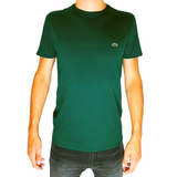 Camiseta Lacoste Algodão Pima Verde (GFS) - Etiqueta CE